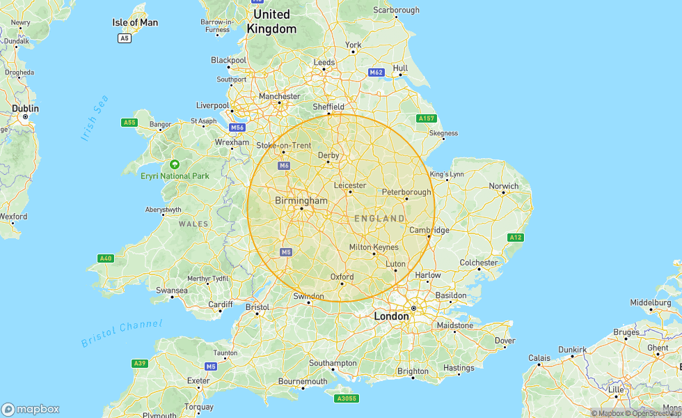 Map showing Dan's last known location.